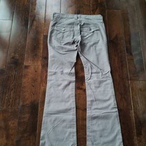 LONDONJEAN Victoria's Secret Soft Washed Slate Grey Distressed Pant